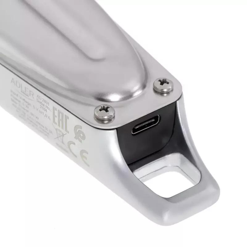 Cortapelos Adler AD 2831 Plata acero inoxidable en V 1 mm