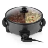 Sartén multifunción Tristar PZ-9135 XL redonda negra acero 1500W