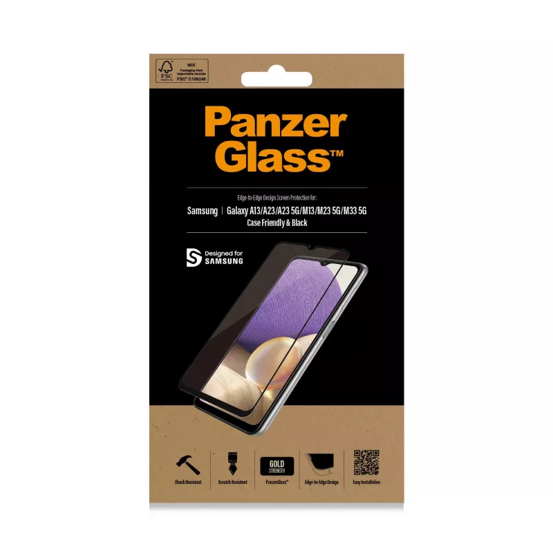 PanzerGlass ® Lámina protectora de pantalla para Samsung Galaxy A13 | A23 | A23 5G | M13 | M23 5G | M33 5G