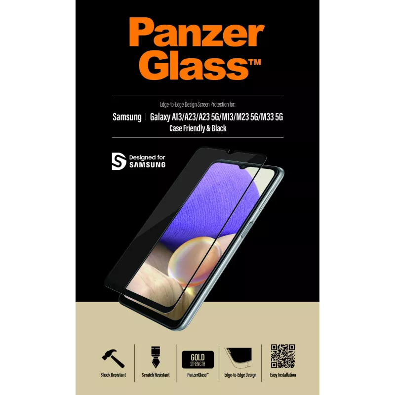 PanzerGlass ® Lámina protectora de pantalla para Samsung Galaxy A13 | A23 | A23 5G | M13 | M23 5G | M33 5G
