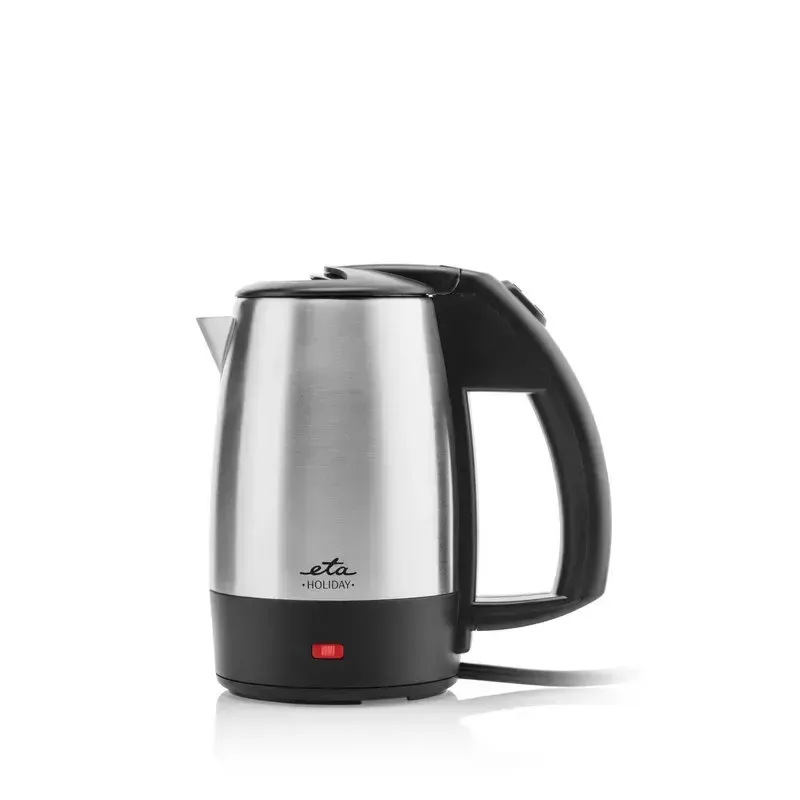 Hervidor de viaje ETA Holiday 0,5 L 1000 W negro acero inoxidable