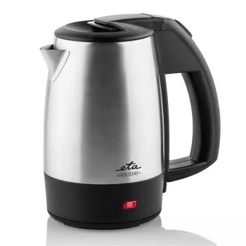 Hervidor de viaje ETA Holiday 0,5 L 1000 W negro acero inoxidable