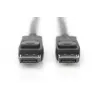 Cable de conexión DisplayPort DIGITUS, DP M/M, 3 m con bloqueo, Ultra HD 8K, versión 1.3/1.4, negro