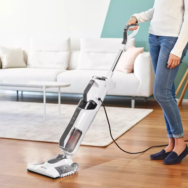 Aspirador Polti Vaporetto 3 Clean 1800 W sin bolsa blanco