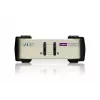 Conmutador KVM ATEN 2 puertos USB - PS/2 VGA (cable KVM incluido), 2048 x 1536 píxeles, QXGA, 0,72 W, gris claro