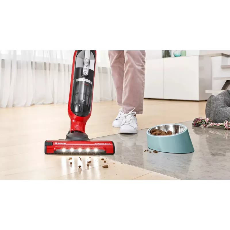 Aspirador de batería Bosch Serie 4 BBH3ZOO28 — inalámbrico 25,2 V, depósito de polvo 0,4 L, aspirador de mano desmontable