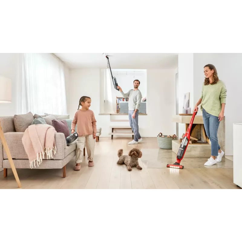 Aspirador de batería Bosch Serie 4 BBH3ZOO28 — inalámbrico 25,2 V, depósito de polvo 0,4 L, aspirador de mano desmontable