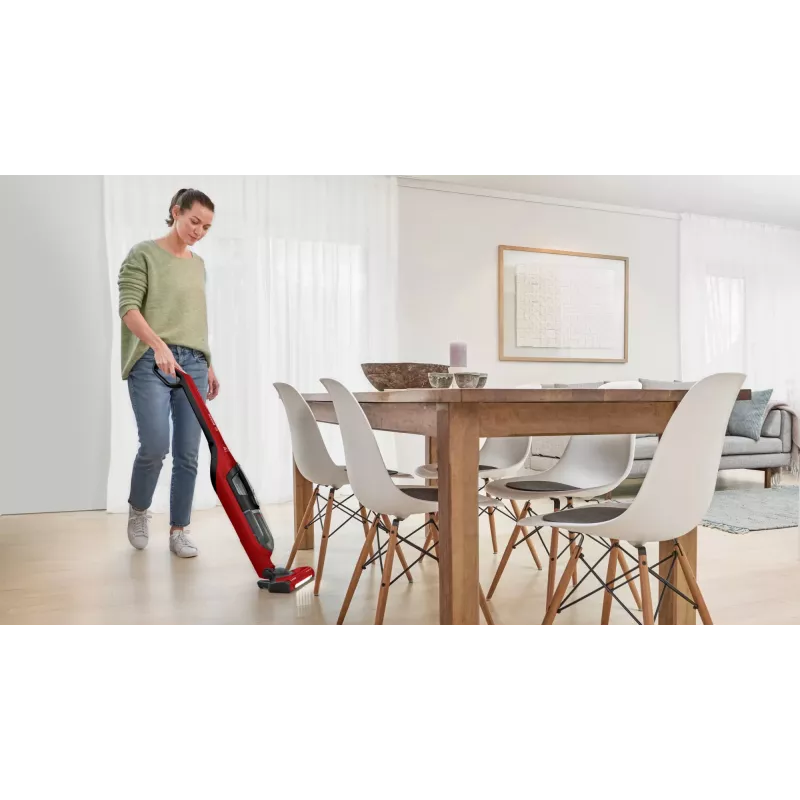 Aspirador de batería Bosch Serie 4 BBH3ZOO28 — inalámbrico 25,2 V, depósito de polvo 0,4 L, aspirador de mano desmontable