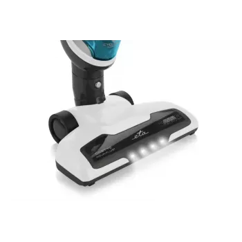 Aspirador de batería ETA Dasty AquaPlus ETA344790010 — motor de 95 W, batería de 14,4 V, hasta 45 min., escoba y de mano, blanco/azul