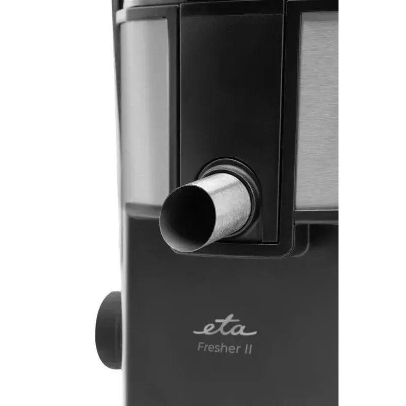 Exprimidor centrífugo ETA Fresher II 800 W, jarra de zumo 0,8 L, negro/acero inoxidable