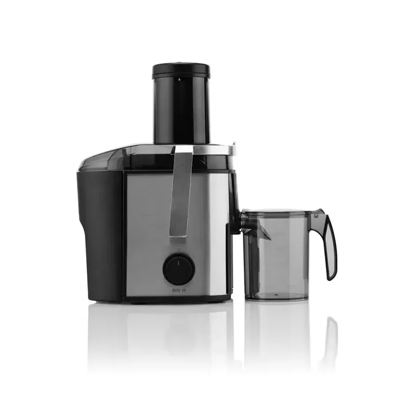 Exprimidor centrífugo ETA Fresher II 800 W, jarra de zumo 0,8 L, negro/acero inoxidable