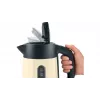 Hervidor eléctrico Bosch TWK4P437 1,7 L, 2400 W, carcasa de acero inoxidable, inalámbrico, beige/negro