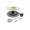Hervidor eléctrico Bosch TWK4P437 1,7 L, 2400 W, carcasa de acero inoxidable, inalámbrico, beige/negro