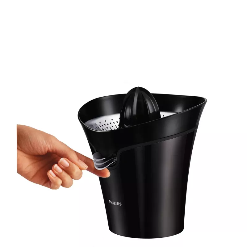 Exprimidor Philips Avance Collection HR2752/90, exprimidor de cítricos, 85 W, negro, antigoteo, recogecables