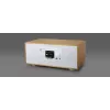 Radio personal Muse M-695 DBTW — sintonizador digital DAB/DAB+/FM, TFT de 2,8 inch, 60 W RMS, AC/DC, madera/blanco