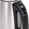 Hervidor eléctrico Adler AD 1340 1,7 L 2200 W negro plata