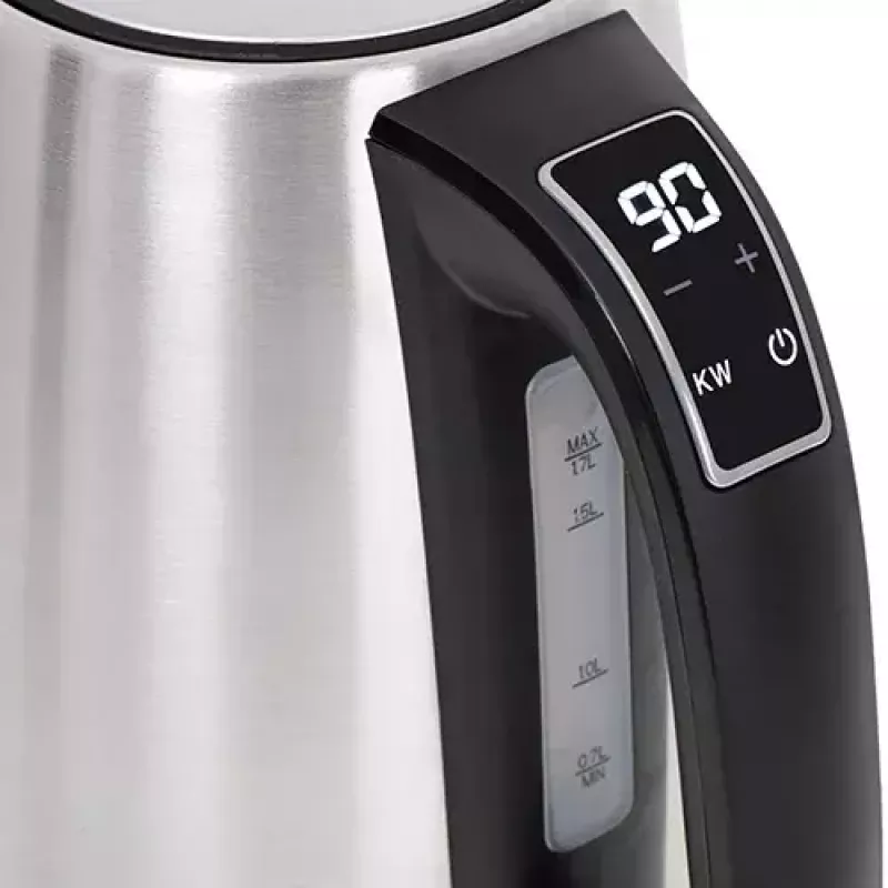 Hervidor eléctrico Adler AD 1340 1,7 L 2200 W negro plata
