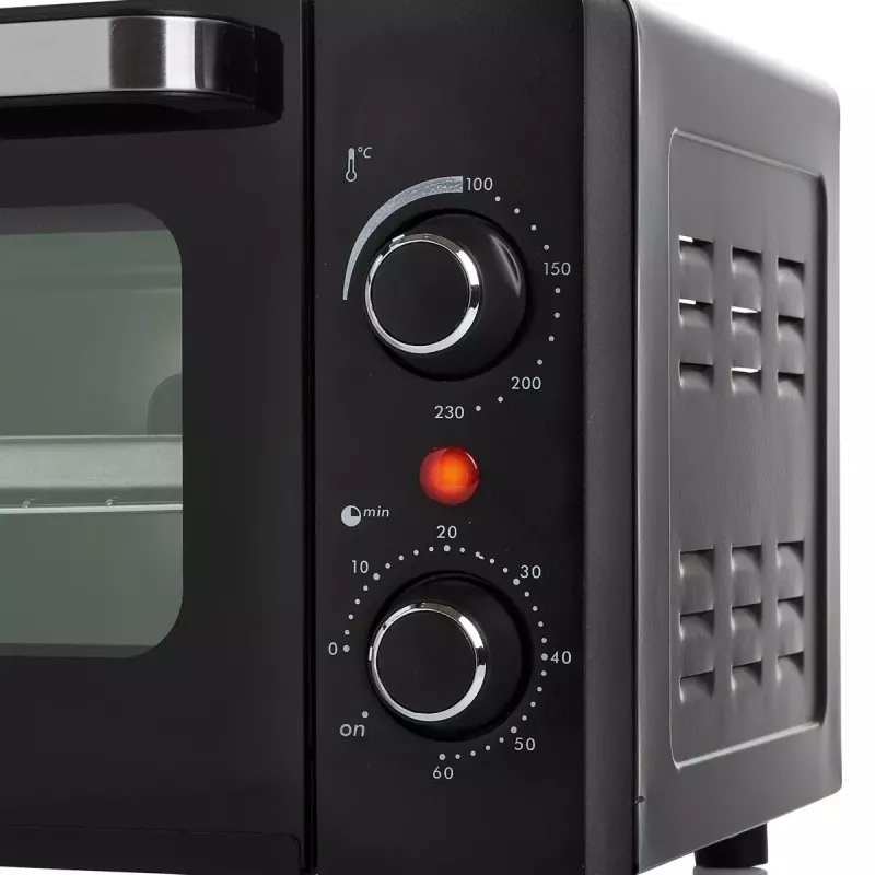 Mini horno Tristar OV-3615 10L 800W negro de libre instalación