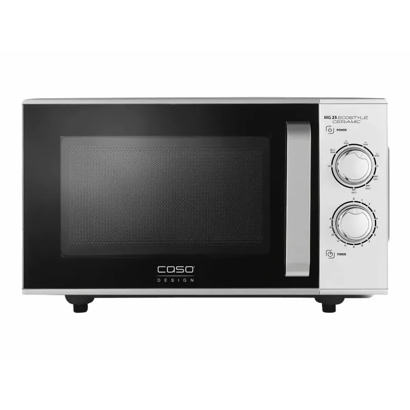 Microondas Caso MG 25 Ecostyle, 25 L, 900 W, función grill, plata