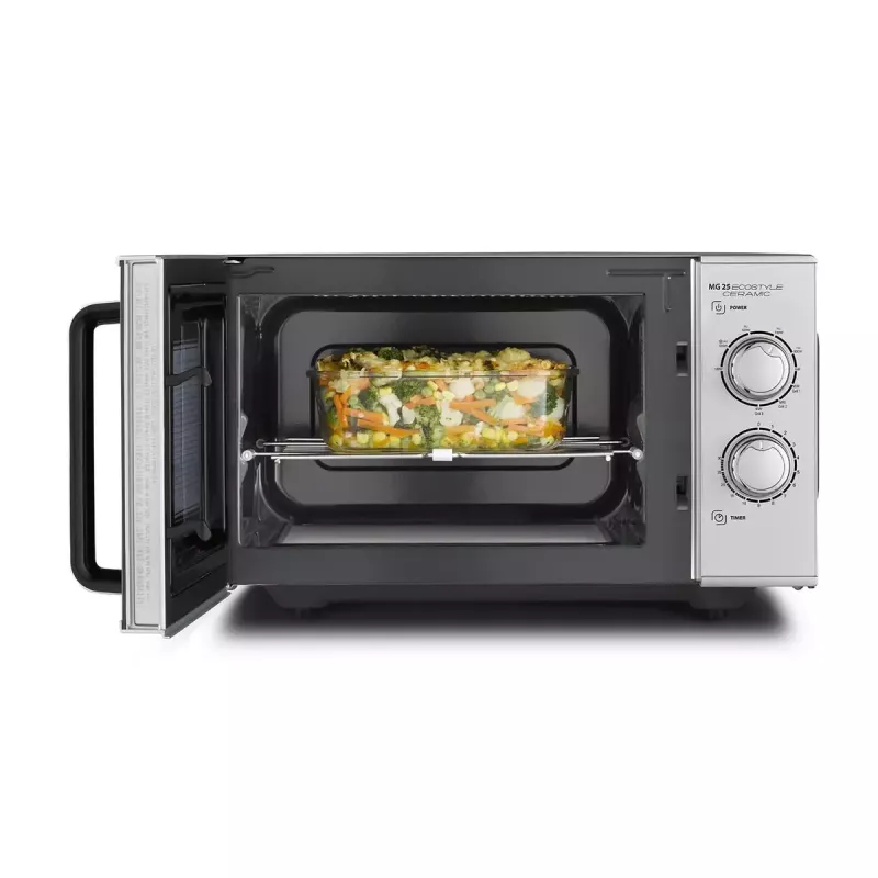 Microondas Caso MG 25 Ecostyle, 25 L, 900 W, función grill, plata