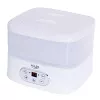 Deshidratador de alimentos Adler AD 6658, 5 bandejas, temporizador LCD 70 h, 35–70 °C, 230 W (máx. 550 W), blanco