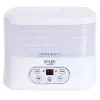 Deshidratador de alimentos Adler AD 6658, 5 bandejas, temporizador LCD 70 h, 35–70 °C, 230 W (máx. 550 W), blanco