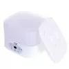 Deshidratador de alimentos Adler AD 6658, 5 bandejas, temporizador LCD 70 h, 35–70 °C, 230 W (máx. 550 W), blanco