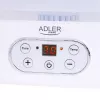 Deshidratador de alimentos Adler AD 6658, 5 bandejas, temporizador LCD 70 h, 35–70 °C, 230 W (máx. 550 W), blanco