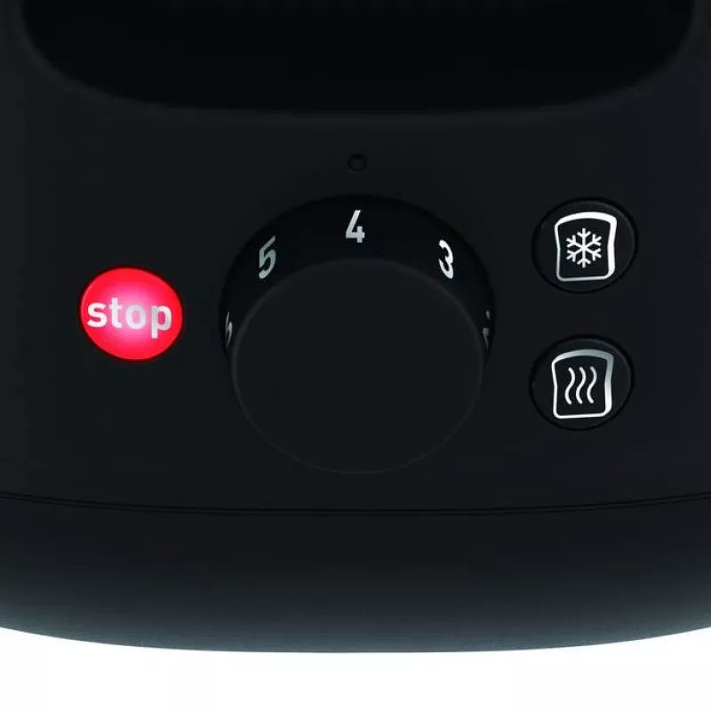 Tostadora Tefal TT340830 — 2 rebanadas, 850 W, negra y acero inoxidable