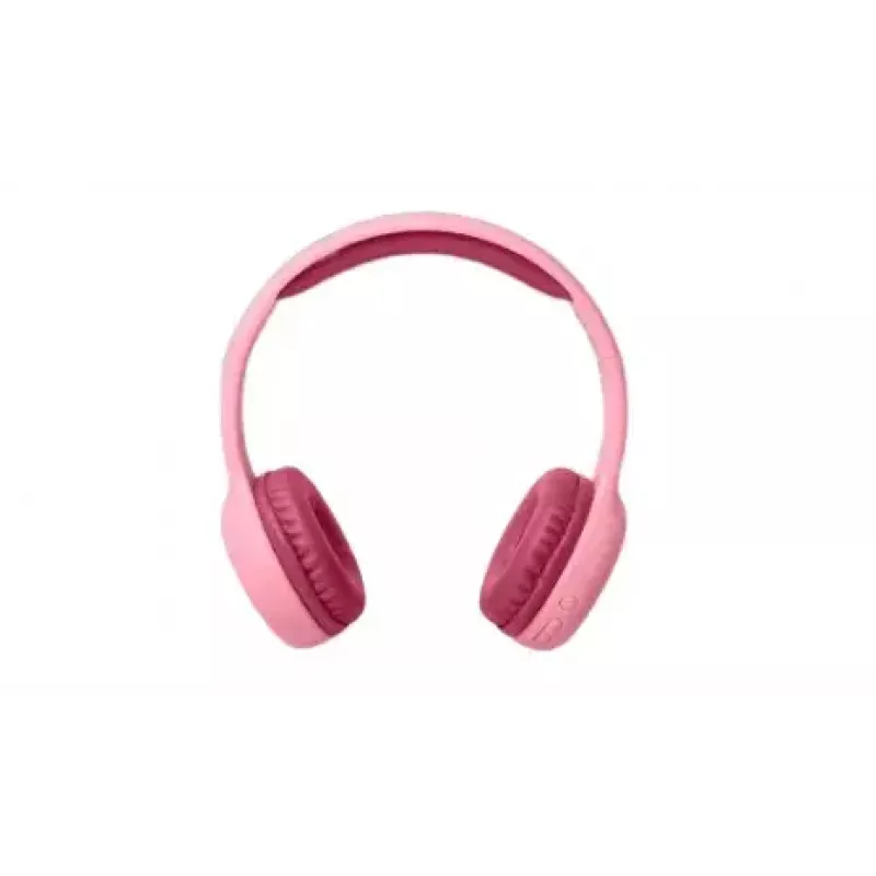 Muse M-215BTP auriculares estéreo Bluetooth para niños, over-ear, inalámbricos, Bluetooth 5.0, rosa