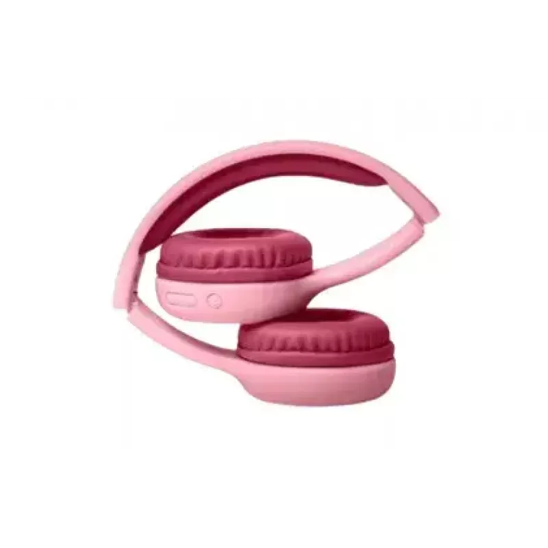 Muse M-215BTP auriculares estéreo Bluetooth para niños, over-ear, inalámbricos, Bluetooth 5.0, rosa