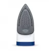 Plancha Tefal FV2838 Dry & Steam, suela Cerilium 2400 W azul, blanca