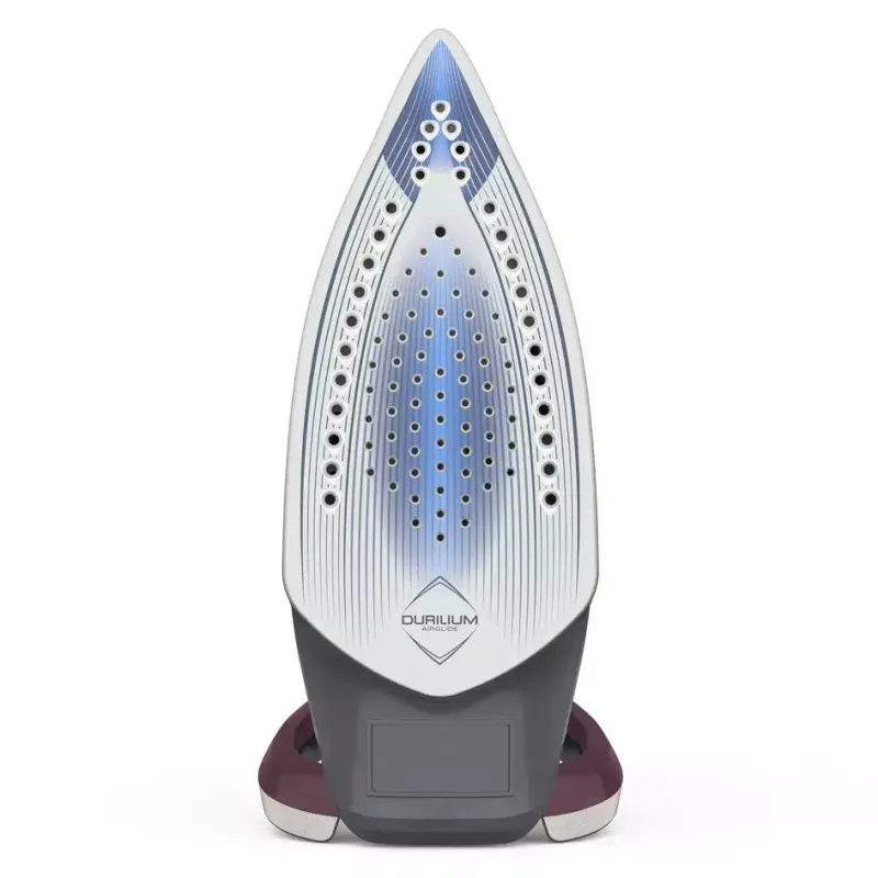 Tefal Smart Protect Plus FV6870E0 plancha de vapor, 2800 W, suela Durilium AirGlide, depósito de 270 ml, vapor 40 g/min, golpe de vapor 260 g/min, cable de 2 m, rojo/gris