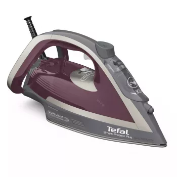 Plancha en seco y de vapor Tefal Smart Protect Plus FV6870 — 2800 W, suela Durilium Airglide, depósito de 0,27 L, cable de 2 m, 1,437 kg