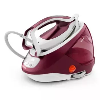 Centro de planchado Tefal GV9220 2600 W suela Durilium AirGlide Autoclean, burdeos, blanco