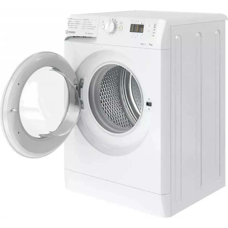 Lavadora de carga frontal Indesit MTWA 71252 W IT — 7 kg, 1200 rpm, clase energética E, blanca