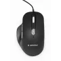 Ratón óptico LED GEMBIRD MUS-6B-02 con cable USB - 6 botones rueda negro