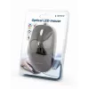 Ratón óptico LED GEMBIRD MUS-6B-02 con cable USB - 6 botones rueda negro