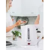 Hervidor eléctrico Adler AD 1272 — 1 L, 1600 W, blanco avellana, control por botones, filtro antical