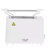 Tostadora Adler AD 3223 2 rebanadas 750 W Blanca