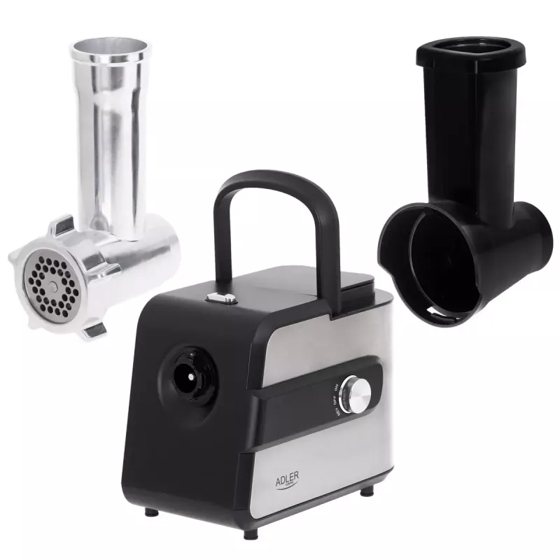 Picadora de carne Adler AD 4813 2000 W Negro Plata