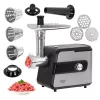 Picadora de carne Adler AD 4813 2000 W Negro Plata