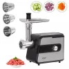Picadora de carne Adler AD 4813 2000 W Negro Plata