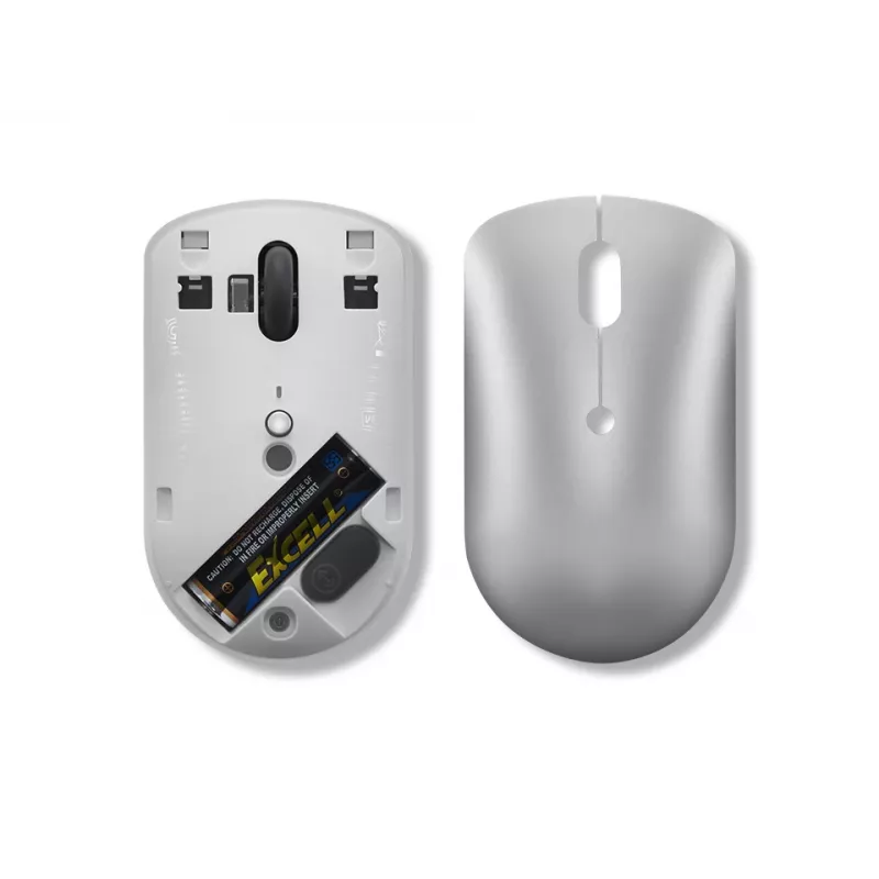 Ratón inalámbrico ambidiestro Lenovo 540 — RF, 2400 DPI, 4 botones, receptor USB-C, gris