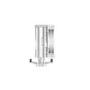 Disipador de aire DeepCool AK400 WH — 4×6 mm heatpipes de cobre, ventilador FDB de 120 mm, 1850 rpm, 66,47 CFM, compatible con LGA 1700 y zócalos Intel/AMD habituales, blanco
