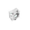 Disipador de aire DeepCool AK400 WH — 4×6 mm heatpipes de cobre, ventilador FDB de 120 mm, 1850 rpm, 66,47 CFM, compatible con LGA 1700 y zócalos Intel/AMD habituales, blanco
