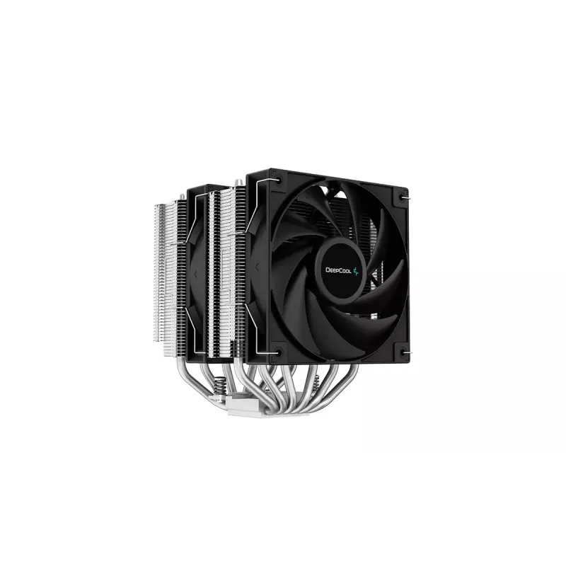 Disipador de aire DeepCool AG620 — 6 heatpipes, ventilador de 120 mm, TDP 260 W, altura 157 mm, rodamiento hidráulico