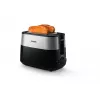 Tostadora Philips HD2516/90 Daily Collection – 2 rebanadas, 830 W, 8 niveles de tostado, función de descongelación, bandeja recogemigas extraíble