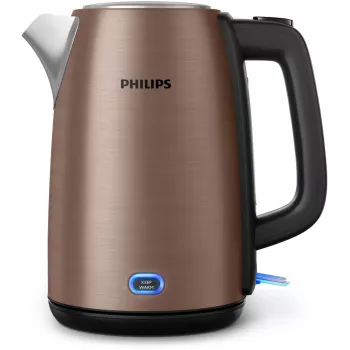 Hervidor Philips Viva Collection HD9355/92 1,7 L 1900 W Negro, Cobre