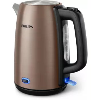 Hervidor Philips Viva Collection HD9355/92 1,7 L 1900 W Negro, Cobre